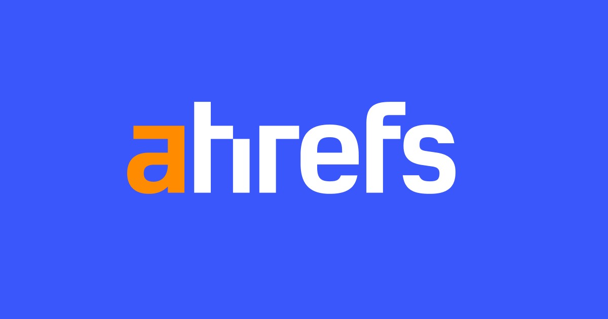 Ahrefs interface, image from ahrefs.com