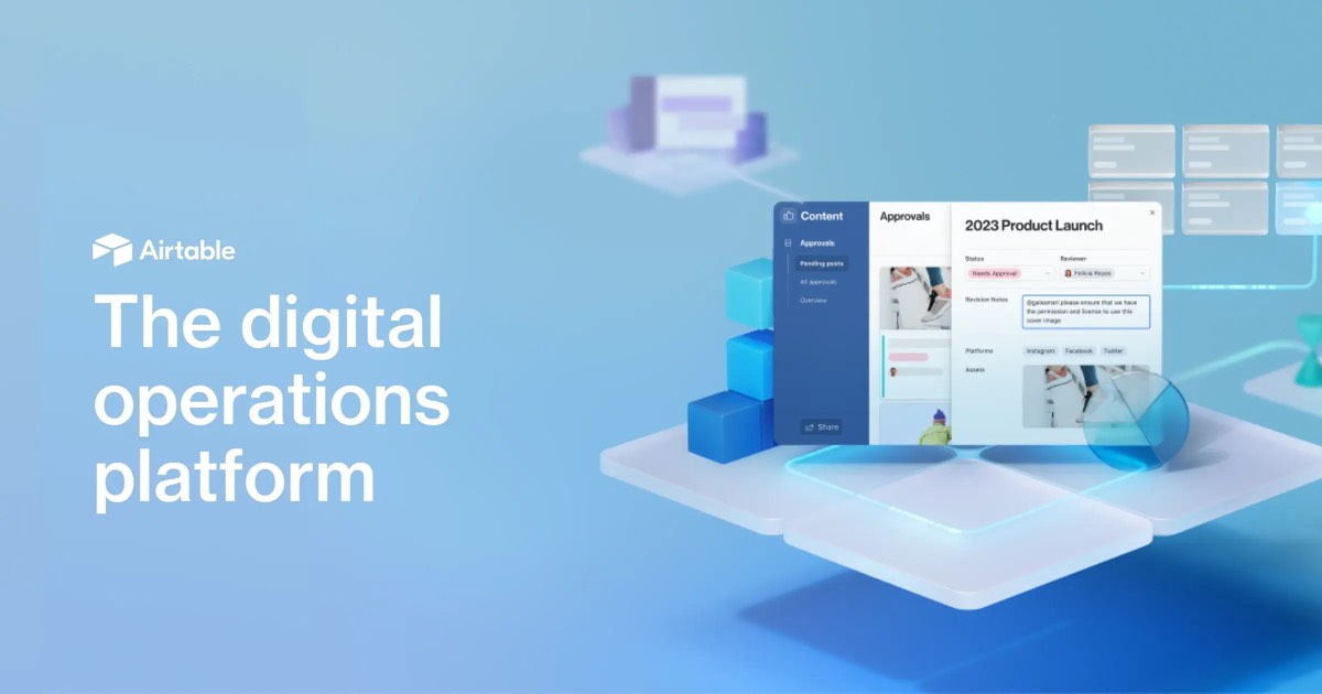 Airtable product overview from the official website