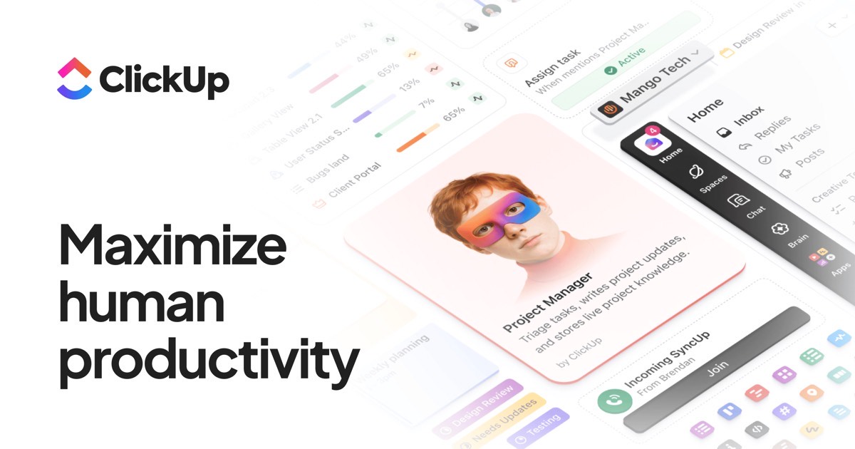ClickUp product overview from the official website