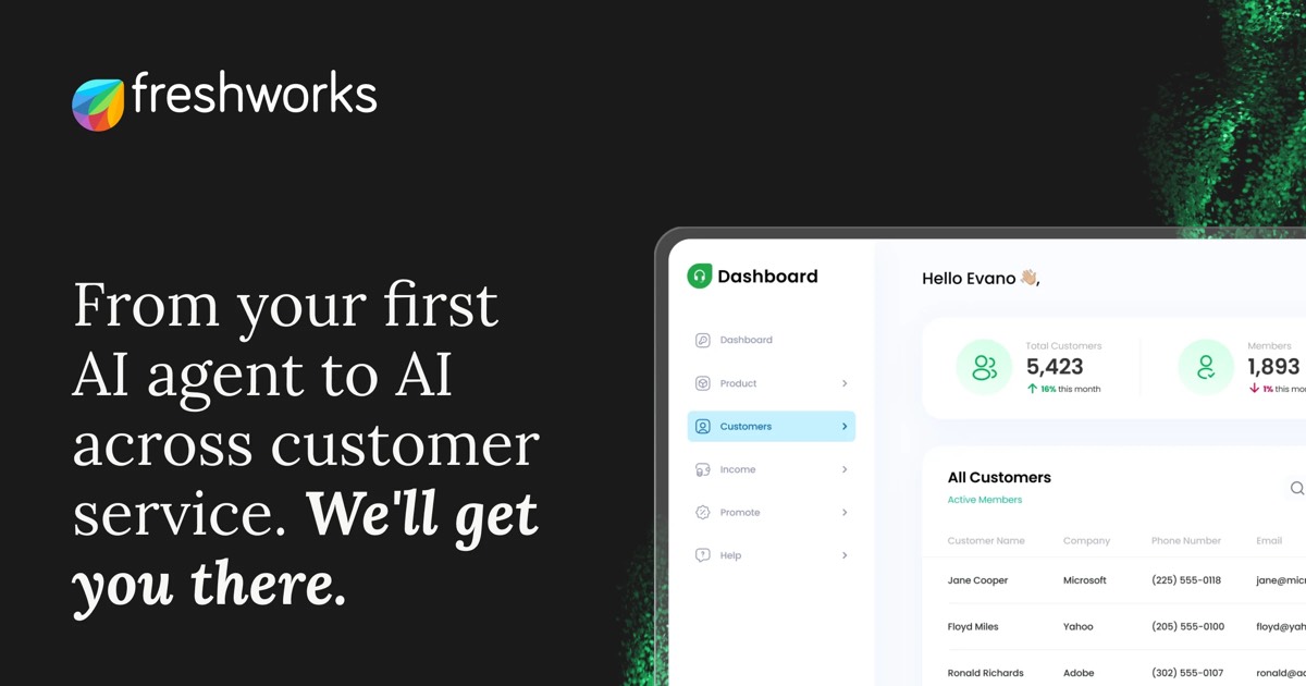 Freshdesk interface, image from freshdesk.com