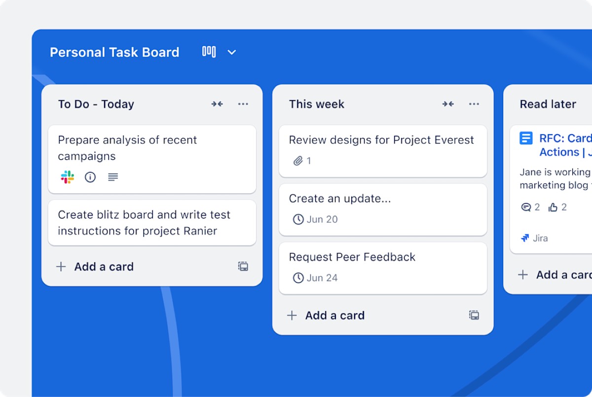 Trello product overview from the official website